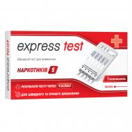 Тест на наркотичні речовини Express Test мультипанель 5 смужок