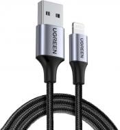 Кабель UGREEN USB AM-Lightning M 2.4A US199 2 м black (60158)