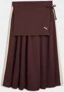 Юбка Puma T7 Midi Pleated Skirt 63462213 р.S коричневый