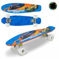 Пенниборд Hot Wheels BH2613 56х15х12 см синий с рисунком