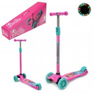 Самокат Barbie трехколесный ярко-розовый BH2616 Самокат Barbie трехколесный ярко-розовый BH2616