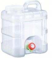 Бутель VIO Бутель Каністра для води з краном 10 л полікарбонатна з ручкою, прозора, ViO PC-TV 10L Бутель VIO Бутель Каністра для води з краном 10 л полікарбонатна з ручкою, прозора, ViO PC-TV 10L