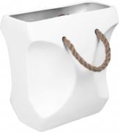 Ваза керамическая Наша Кераміка Сумка 24 см белая