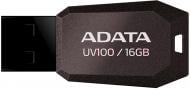 Флеш-пам'ять USB ADATA UV100 16 ГБ USB 2.0 black (AUV100-16G-RBK)