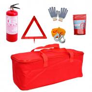 Набор автомобилиста технической помощи Базовый Poputchik (01-155-IS) красный