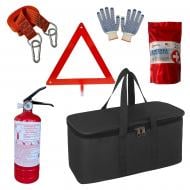Набор автомобилиста технической помощи Базовый Poputchik (01-154-IS) черный