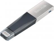 Флеш-память USB SanDisk IXPAND 16 ГБ USB 3.0/Lightning black (SDIX40N-016G-GN6NN)