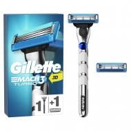 Станок для бритья Gillette MACH3 Mach3 Turbo 3D c 2 cменными кассетами 1 шт.