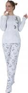 Пижама женская Roksana №1022/30071 р. XL серо-голубой