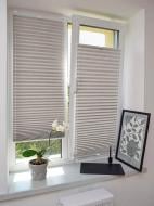 Штора-плиссе Rollotex ткань MELANGE TERMO 76х140 см бежевая