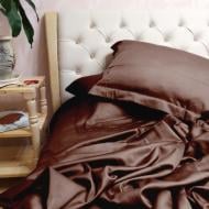 Наволочка штучний шовк 23-0001 Bartolo 40x60 см шоколадный MirSon