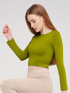 Футболка с длинным рукавом Giulia Crop top р.L/XL желто-зеленый