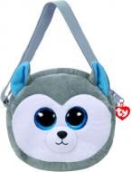 Сумочка TY Хаскі Slush 20 см сірий