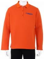 Реглан-поло утепленный размер XS оранжевый