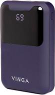 Повербанк Vinga Display soft touch 10000 mAh purple (BTPB0310LEDROP)