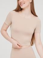 Футболка с коротким рукавом Giulia Crop t-shirt р.S/M бежевый