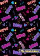 Блокнот для записей Neon pattern love А6 Profiplan