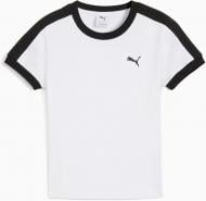 Футболка Puma T7 Slim Tee 63212902 р.L белый
