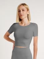 Футболка с коротким рукавом Giulia Crop t-shirt р.S/M серый
