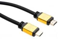Кабель мультимедийный Vinga HDMI – HDMI 1,8 м черный (VCPDCHDMI2VMM1.8BK)