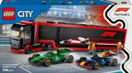 Конструктор LEGO City Вантажівка F1® з автомобілями RB20 та AMR24 60445