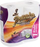 Туалетная бумага PREMIA трехслойная 4 шт.