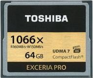 Карта памяти Toshiba Compact Flash 1000X 64GB (CF-064GSG(BL8)