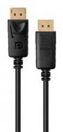 Кабель мультимедійний Vinga DisplayPort/DisplayPort 1,8 м чорний (VCPDP1.8BK)