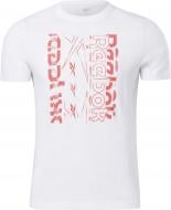 Футболка Reebok VECTOR GRAPHIC TEE GL3162 р.M белый