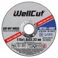 Круг відрізний WellCut 115x1,6x22,2 мм WCM11516