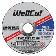 Круг отрезной WellCut 115x2,0x22,2 мм WCM11520