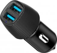 Автомобильное зарядное устройство Promate Voltrip-Duo 17Вт 2 USB Black