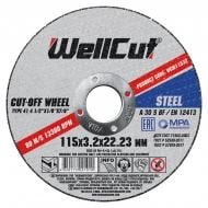 Круг відрізний WellCut 115x3,2x22,2 мм WCM11532