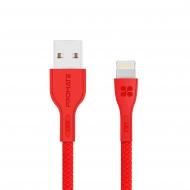 Кабель Promate PowerBeam-I USB-Lightning 2А 1,2 м красный (powerbeam-i.red)
