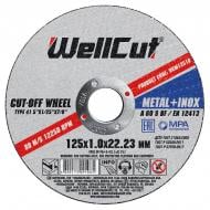 Круг отрезной WellCut 125x1,0x22,2 мм WCM12510