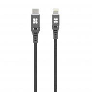 Кабель Promate PowerCord Type-C - Lightning 1,2 м серый (powercord.grey)