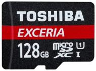 Карта памяти Toshiba microSDXC 128GB Class 10 UHSI + SD adapter (THN-M301R1280EA)