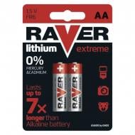Батарейки Emos RAVER литий AA (пальчиковые) 2 шт. (B7821)