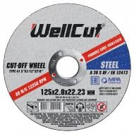 Круг відрізний WellCut 125x2,0x22,2 мм WCM12520