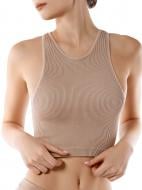 Топ Giulia Halter top rib р.L/XL бежевый