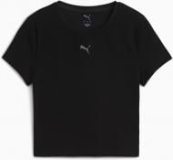 Футболка Puma W SHAPELUXE BABY TEE 52747101 р.M черный Футболка Puma W SHAPELUXE BABY TEE 52747101 р.M черный