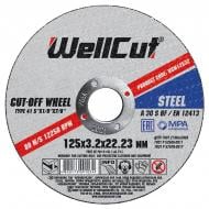 Круг отрезной WellCut 125x3,2x22,2 мм WCM12532