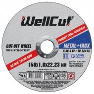 Круг отрезной WellCut 150x1,6x22,2 мм WCM15016