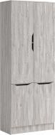 Шкаф Світ Меблів Локи 4Д 2100х800х400 мм артвуд светлый / артвуд светлый