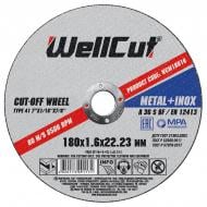 Круг відрізний WellCut 180x1,6x22,2 мм WCM18016