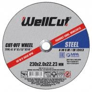 Круг отрезной WellCut 230x2,0x22,2 мм WCM23020