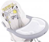 Стільчик для годування Bertoni BRAVO black white puppies 15642