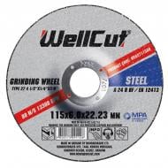 Круг зачисний WellCut 115x6,0x22,2 мм WCG2711560