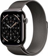 Смарт-годинник Apple Watch Series 11 GPS + Cellular 46mm Slate Titanium Case with Slate Milanese Loop - S/M (MFD34RK/A)