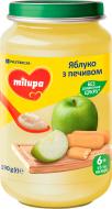 Пюре Milupa Фруктовое «яблуко с печеньем» ДЛЯ ДЕТЕЙ ОТ 6 МЕСЯЦЕВ 190 г